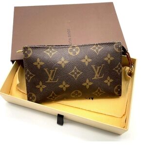 Louis Vuitton Brown Monogram Pouch